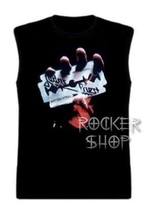 Tričko JUDAS PRIEST pánske-British Steel/bez rukávov