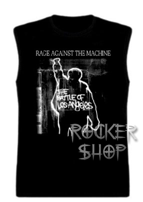 Tričko RAGE AGAINST THE MACHINE pánske-Battle Of Los Angeles/bez rukávov