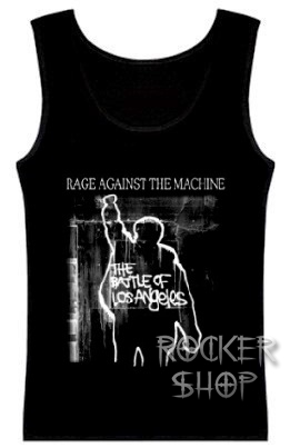 Tričko RAGE AGAINST THE MACHINE dámsky top-Battle Of Los Angeles
