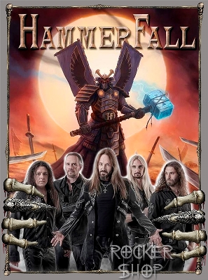 Nášivka HAMMERFALL chrbtová-Band/Hands