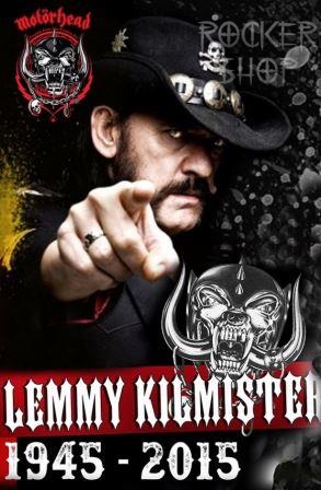 Vlajka MOTORHEAD-Lemmy 1945-2015