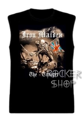 Tričko IRON MAIDEN pánske-Trooper Vintage/bez rukávov