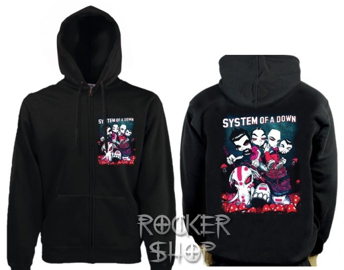 Mikina SYSTEM OF A DOWN pánska-Cartoon