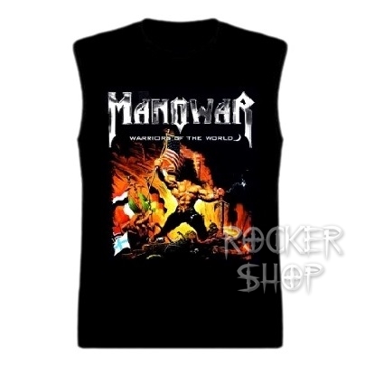 Tričko MANOWAR pánske-Warriors Of The World/bez rukávov
