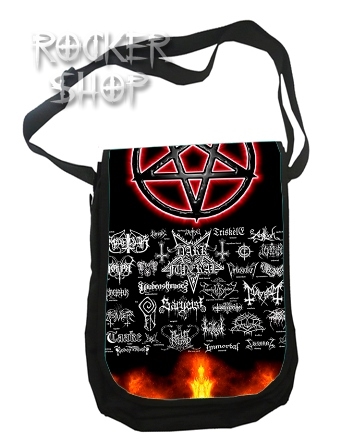 Taška BLACK METAL BANDS