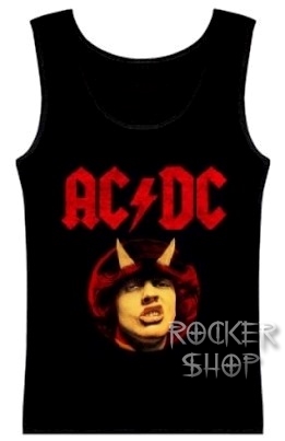 Tričko AC/DC dámsky top-Angus's Head