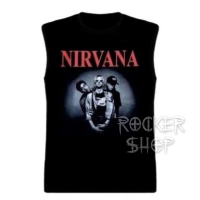 Tričko NIRVANA pánske-Band/bez rukávov