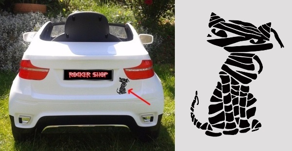 Nálepka MUMMY CAT na auto 