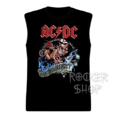 Tričko AC/DC pánske-Are You Ready?/bez rukávov