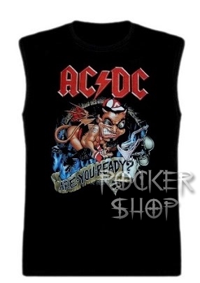 Tričko AC/DC pánske-Are You Ready?/bez rukávov