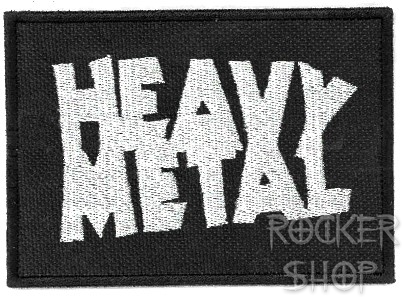 Nášivka HEAVY METAL vyšívaná