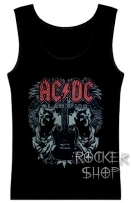 Tričko AC/DC dámsky top-Black Ice Twins