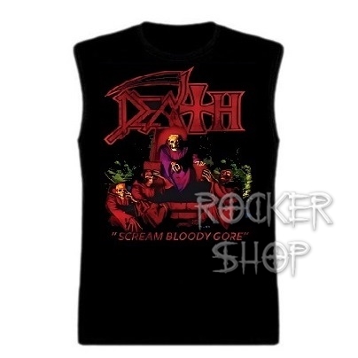 Tričko DEATH pánske-Scream Bloody Gore/bez rukávov