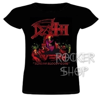 Tričko DEATH dámske-Scream Bloody Gore