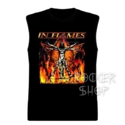 Tričko IN FLAMES pánske-Clayman/bez rukávov