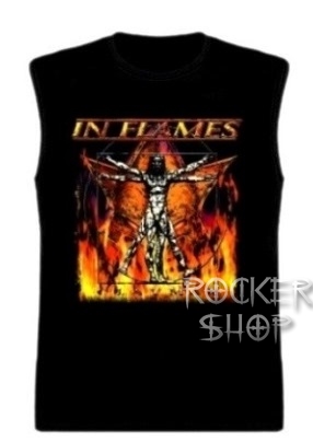 Tričko IN FLAMES pánske-Clayman/bez rukávov