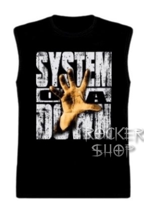 Tričko SYSTEM OF A DOWN pánske-Hand/bez rukávov