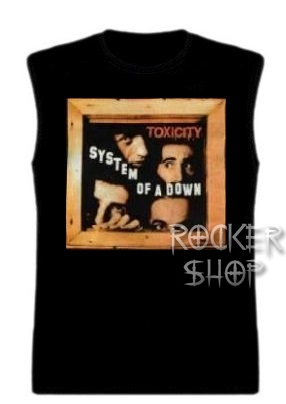 Tričko SYSTEM OF A DOWN pánske-Toxicity Band/bez rukávov