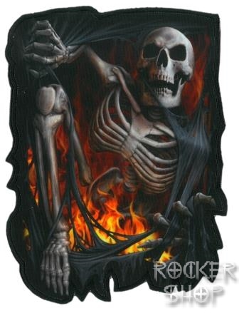 Nášivka SKELETON foto Cut