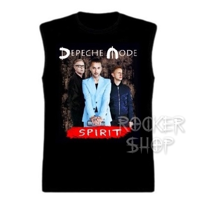 Tričko DEPECHE MODE pánske-Spirit Band/bez rukávov