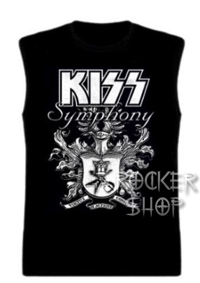 Tričko KISS pánske-Symphony/bez rukávov
