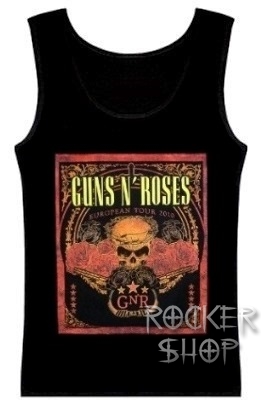 Tričko GUNS N´ROSES dámsky top-European Tour 2010
