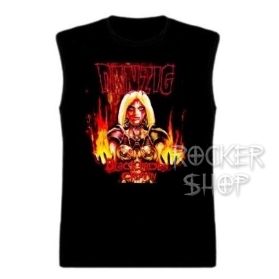 Tričko DANZIG pánske-Black Laden Crown/bez rukávov
