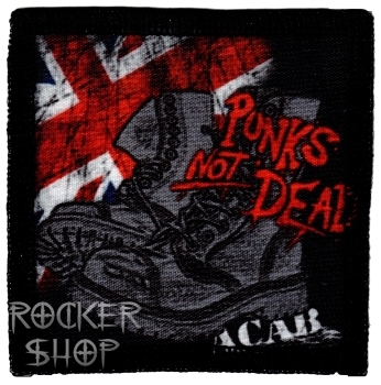 Nášivka PUNKS NOT DEAD foto-A.C.A.B.