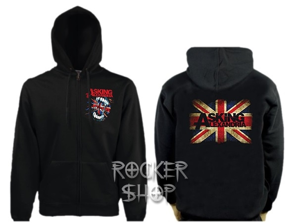 Mikina ASKING ALEXANDRIA pánska-UK Logo