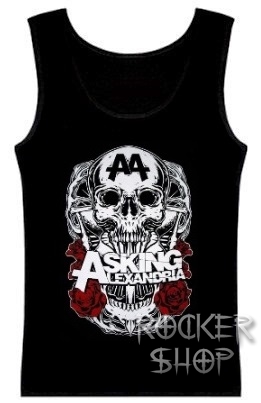 Tričko ASKING ALEXANDRIA dámsky top-Skull