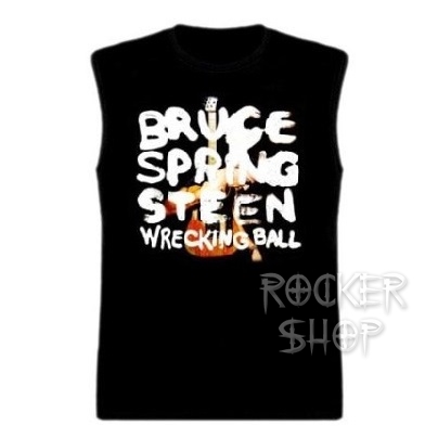 Tričko BRUCE SPRINGSTEEN pánske-Wrecking Ball/bez rukávov