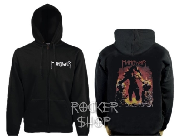 Mikina MANOWAR pánska-Louder Than Hell