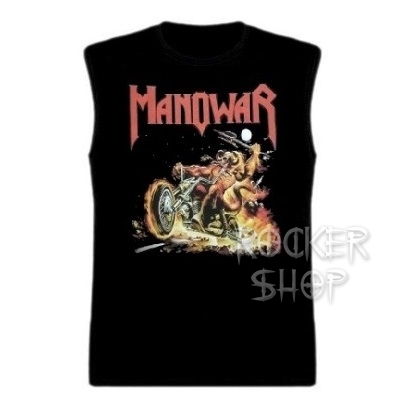 Tričko MANOWAR pánske-Hell On Earth pt.I. /bez rukávov