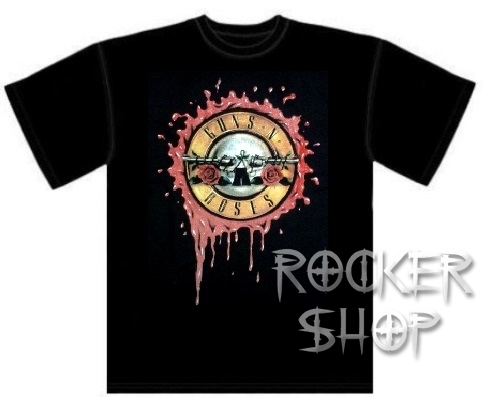 Tričko GUNS N´ROSES pánske-Bloody Bullet Logo