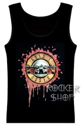 Tričko GUNS N´ROSES dámsky top-Bloody Bullet Logo