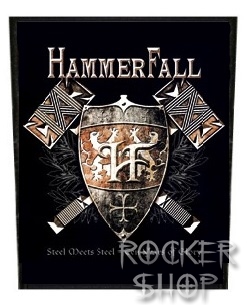 Nášivka HAMMERFALL chrbtová-Steel Meets Steel