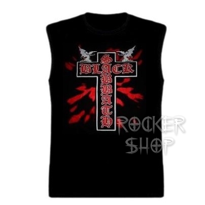 Tričko BLACK SABBATH pánske-Cross/bez rukávov