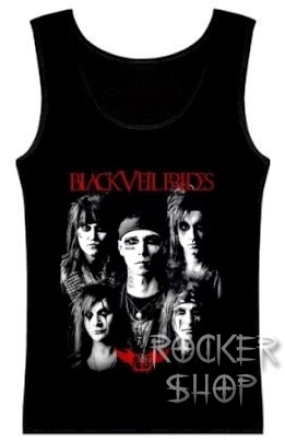 Tričko BLACK VEIL BRIDES dámsky top-Band Red Logo