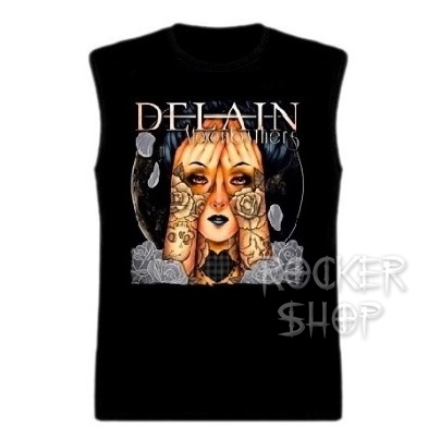 Tričko DELAIN pánske-Moon Bathers/bez rukávov