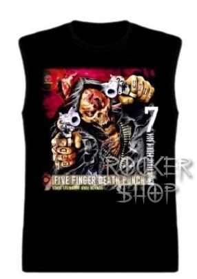 Tričko FIVE FINGER DEATH PUNCH pánske-And Justice For None/bez rukávov