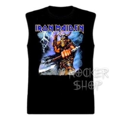 Tričko IRON MAIDEN pánske-Viking/bez rukávov
