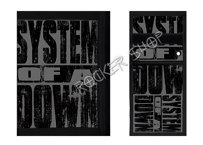 Peňaženka SYSTEM OF A DOWN-Logo BW