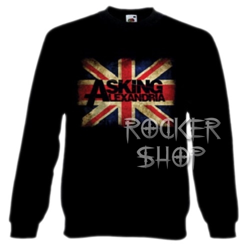 Mikina ASKING ALEXANDRIA pánska-UK Logo