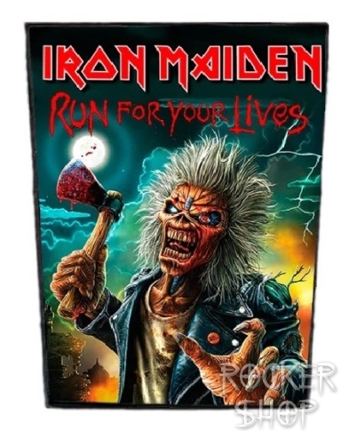 Nášivka IRON MAIDEN chrbtová-Run For Your Lives