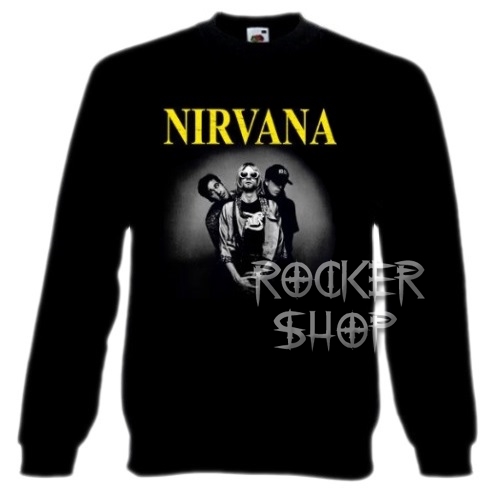 Mikina NIRVANA pánska-Band Yellow Logo