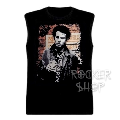 Tričko SEX PISTOLS pánske-Sid Vicious/bez rukávov