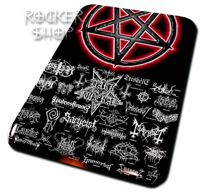 Magnetka BLACK METAL BANDS 