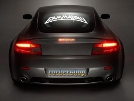 Nálepka GAMMA RAY na sklo-Logo