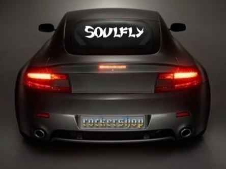 Nálepka SOULFLY na sklo-Logo