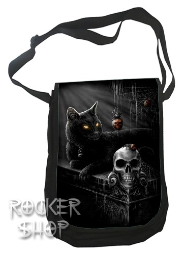 Taška BLACK CAT AND SKULL SPIDERS 